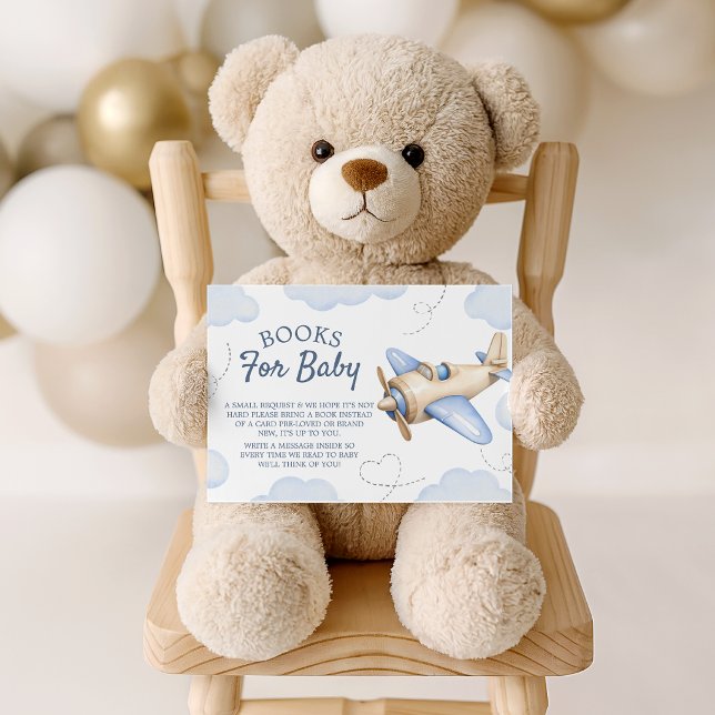 Airplane Aviator Books for Baby Insert Card (Creator Uploaded)