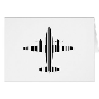 AIRPLANE BAR CODE Jetstream Barcode Pattern Design