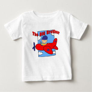 Airplane Big Brother Pilot Baby T-Shirt