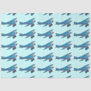 Airplane: Biplane Tissue Paper
