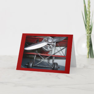 Airplane Birthday Card