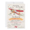 Airplane Birthday Invitation Vintage Plane Invite
