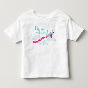 Airplane Birthday T-Shirt for Girls