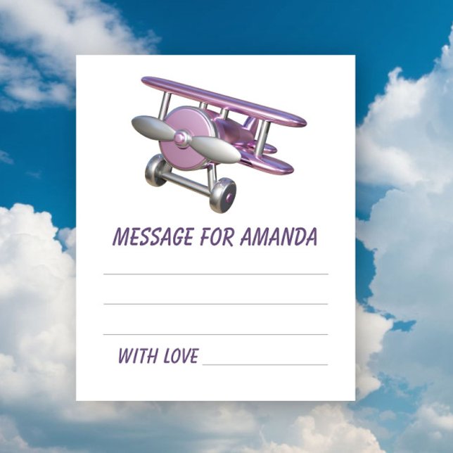 Airplane birthday time capsule message (Creator Uploaded)