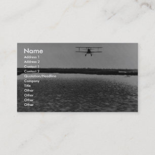 Airplane Business Card