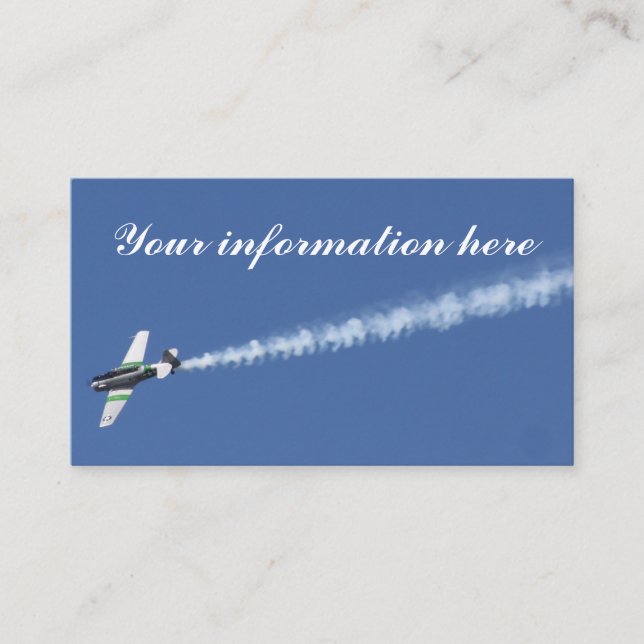 Airplane Business Card (Front)