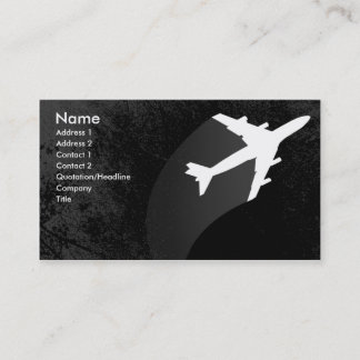 Airplane Business Card