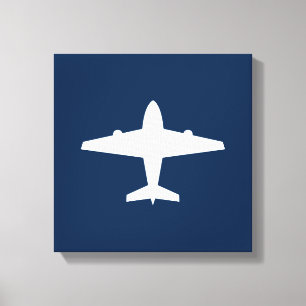 Airplane Canvas Art Print