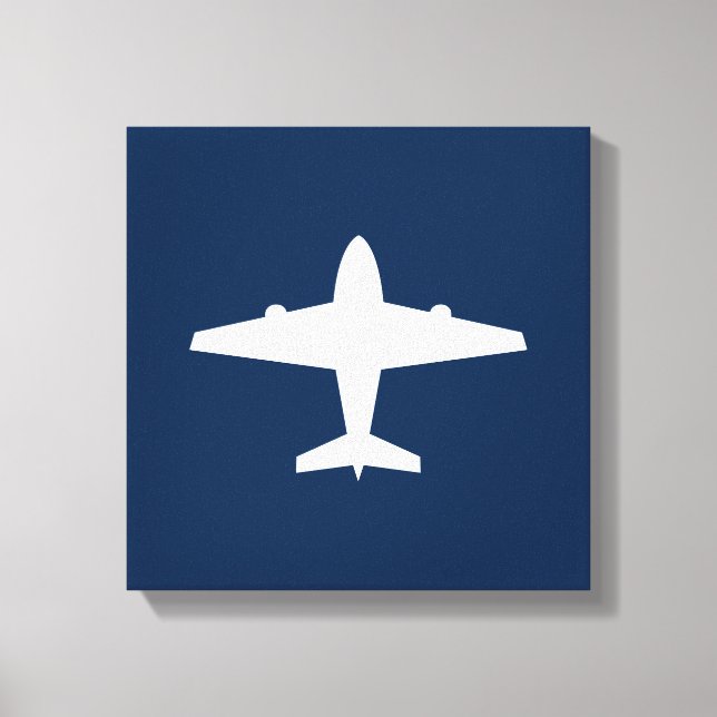 Airplane Canvas Art Print (Front)