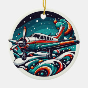 Airplane Christmas Ornament