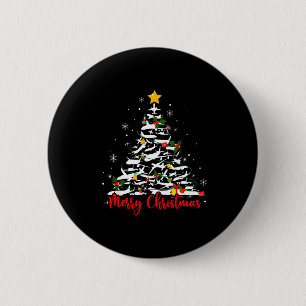 Airplane Christmas Tree Most Likely Lot Merry Chri 2 Inch Round Button