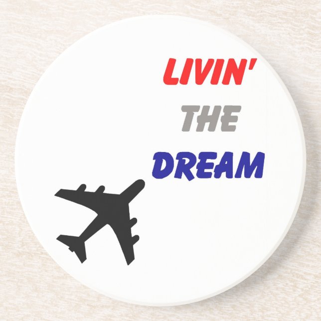 Airplane Coasting Dreams Coaster (Front)