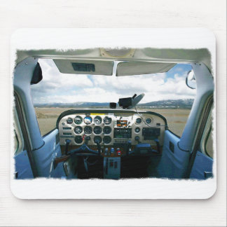 Airplane Cockpit Mouse Pad