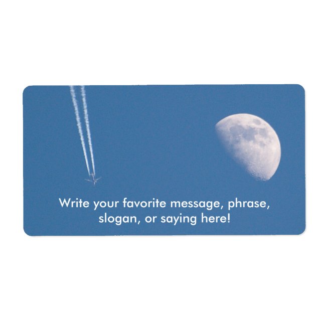 Airplane Crossing the Sky (Front)
