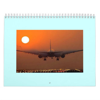 AIRPLANE Custom Printed Calendar