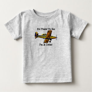 Airplane Cute Baby Shirt Pun Art