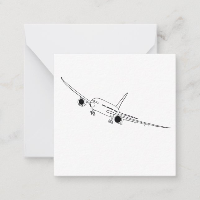 Airplane Design Card (Front)