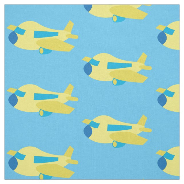 Airplane Design Fabric (Swatch)
