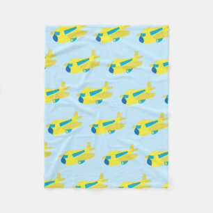Airplane Design Fleece Blanket