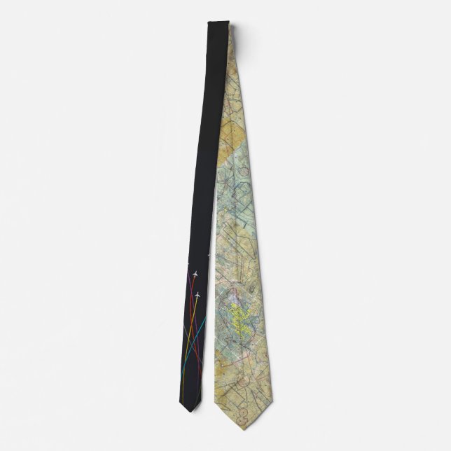 airplane design tie (Back)