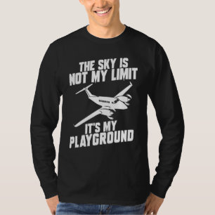 Airplane Designs For Kids Men Women Air Plane Pilo T-Shirt