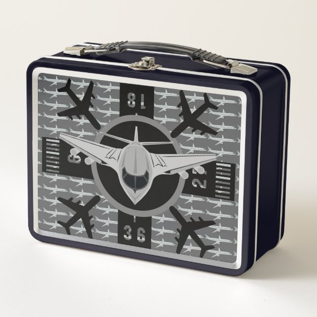 Airplane Edition Metal Lunch Box (Front)