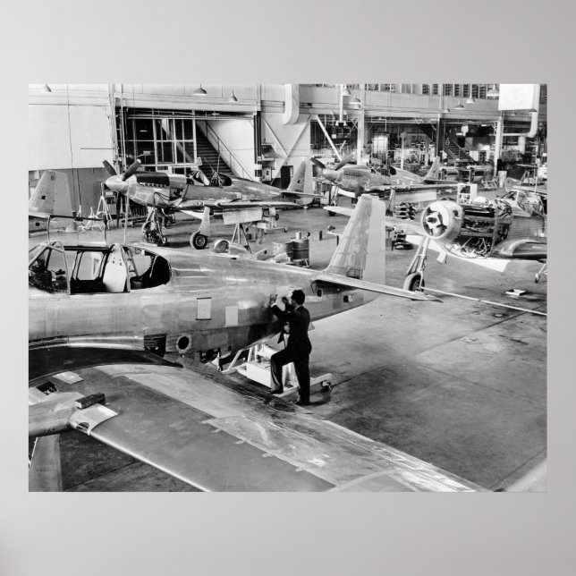 Airplane Factory: 1940 Poster (Front)
