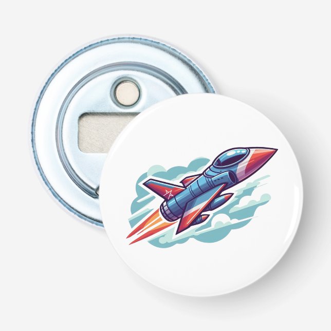 airplane/fighter jet bottle opener (Front)