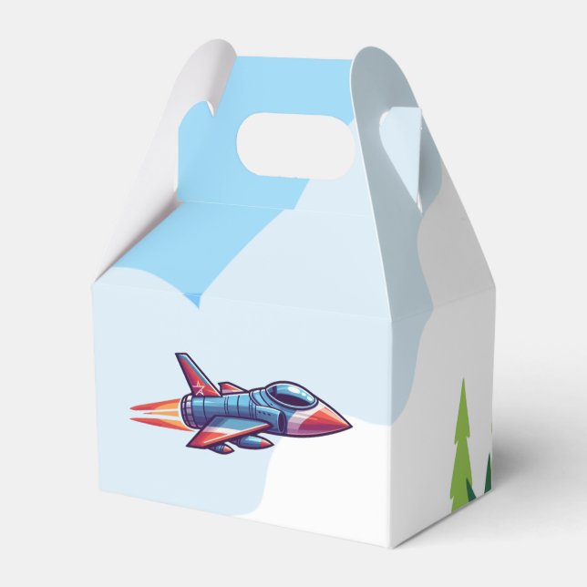 airplane/fighter jet favor box (Front Side)