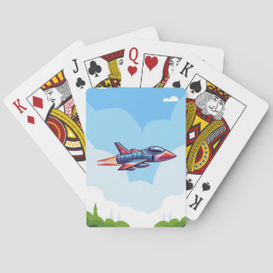 airplane/fighter jet playing cards