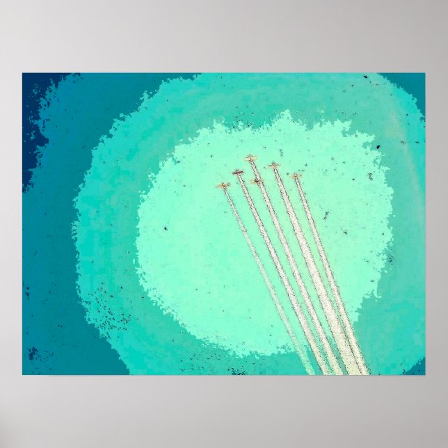 Airplane Flight  Poster (Front)