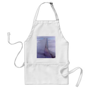Airplane Flying Between Clouds Standard Apron
