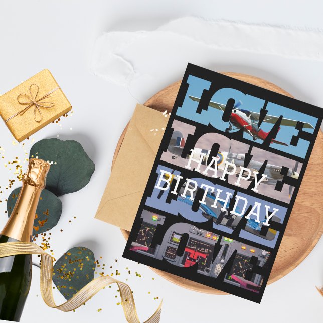 Airplane Flying,Photo Collage,Aviation,Cool Invitation (Creator Uploaded)
