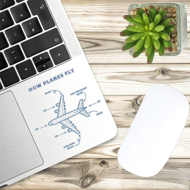 Airplane Funny How Planes Fly Pilot or Flight Crew (Creator Uploaded)