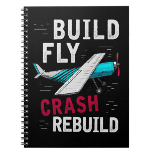 Airplane Funny RC Aircraft Pilot Notebook