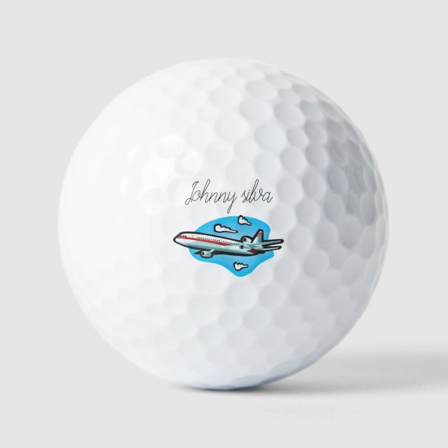  Airplane Golf Balls (Front)