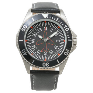 Airplane Heading Indicator Template Watch
