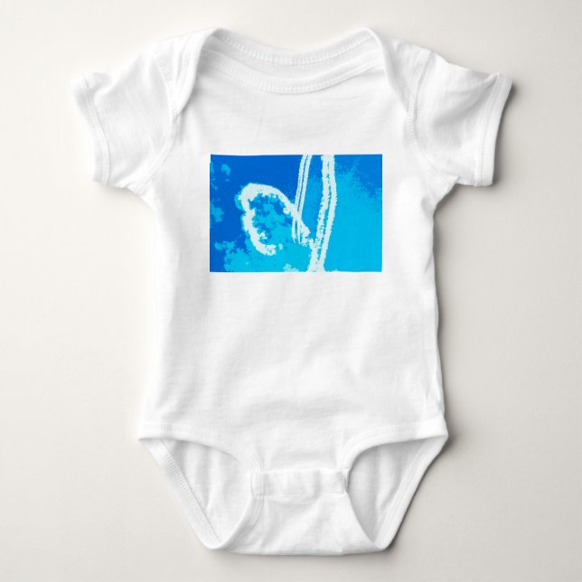Airplane Heart Baby Bodysuit (Front)