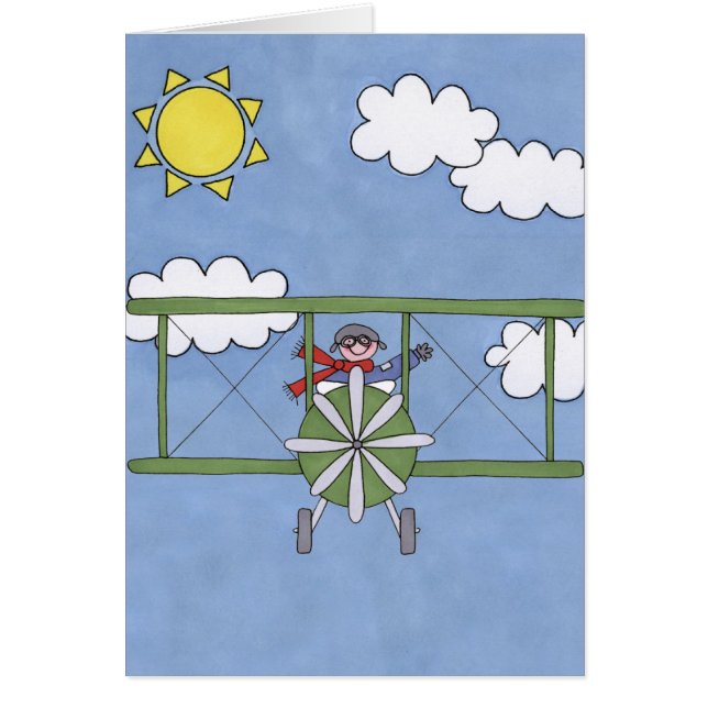 Airplane in the clouds (Front)