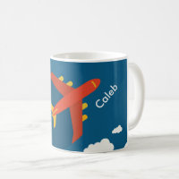 Airplane in the Sky Boy Pilot Personalized