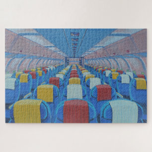 Airplane Interior (by Gregorio Undurraga) Jigsaw Puzzle