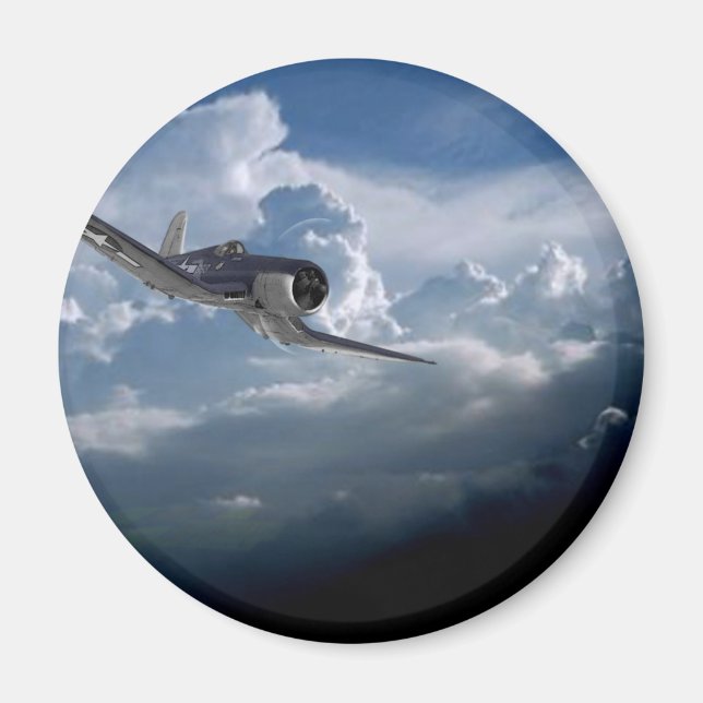 Airplane items magnet (Front)