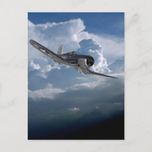 Airplane items postcard