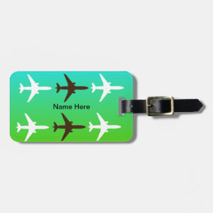 Airplane Luggage Tag