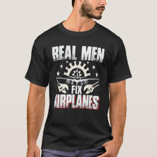Airplane Maintenance Plane Aircraft Mechanic T-Shirt