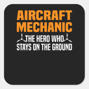 Aircraft Mechanic Stickers | Zazzle