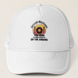 Airplane Mechanic Aircraft Engineer Engineer Trucker Hat