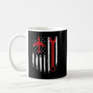 Airplane Mechanic Tools - Aviation Technician Plan Coffee Mug