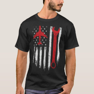 Airplane Mechanic Tools - Aviation Technician Plan T-Shirt