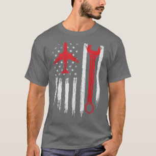 Airplane Mechanic Tools  Aviation Technician Plane T-Shirt
